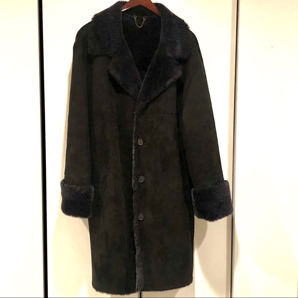 Shearling Men’s mid-length coat
